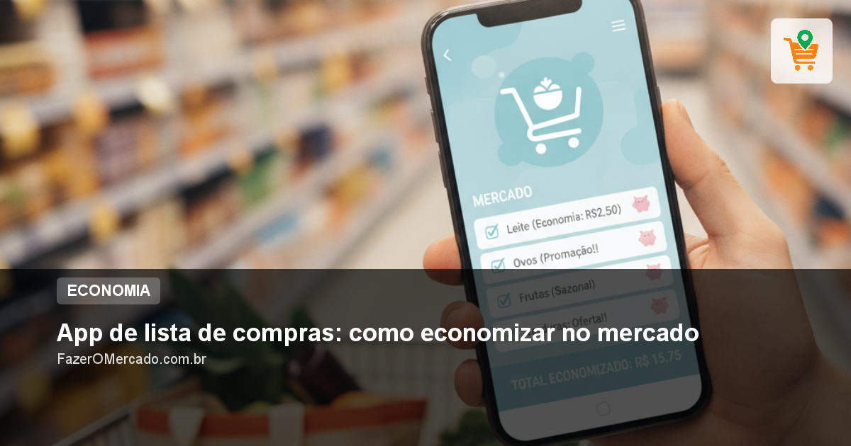 App de lista de compras: como economizar no mercado