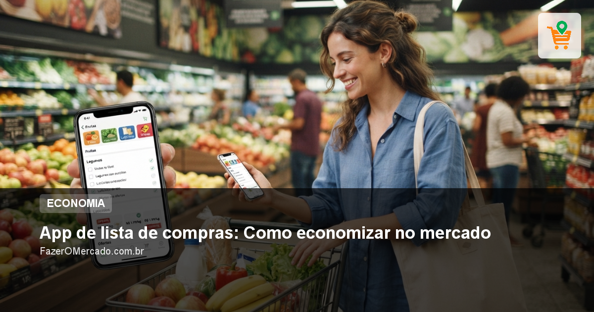 App de lista de compras: Como economizar no mercado