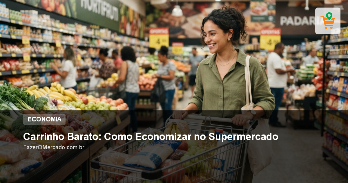 Carrinho Barato: Como Economizar no Supermercado