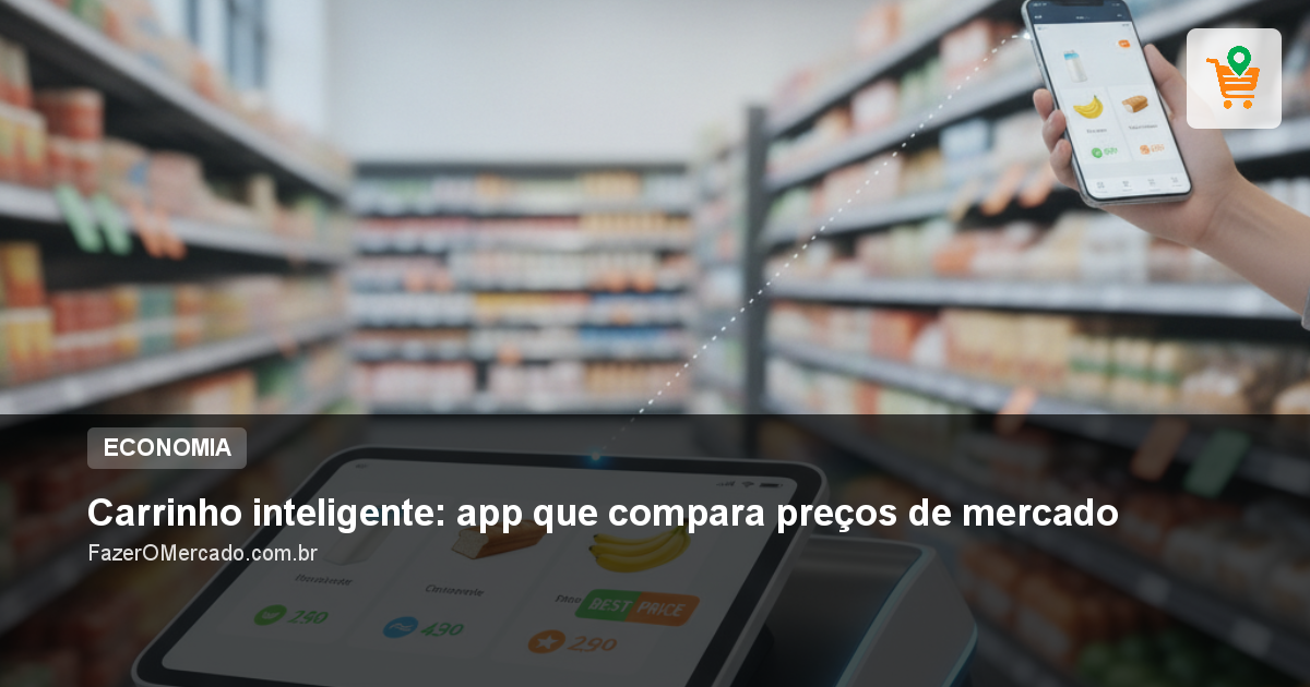Carrinho inteligente: app que compara preços de mercado