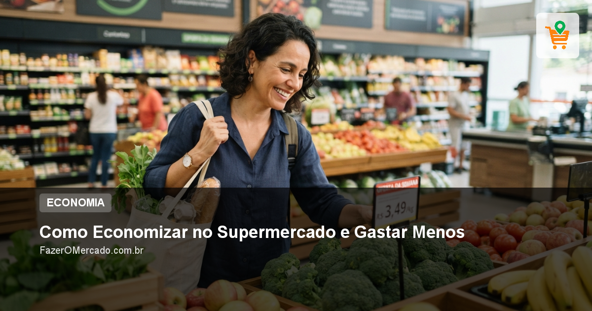 Como Economizar no Supermercado e Gastar Menos