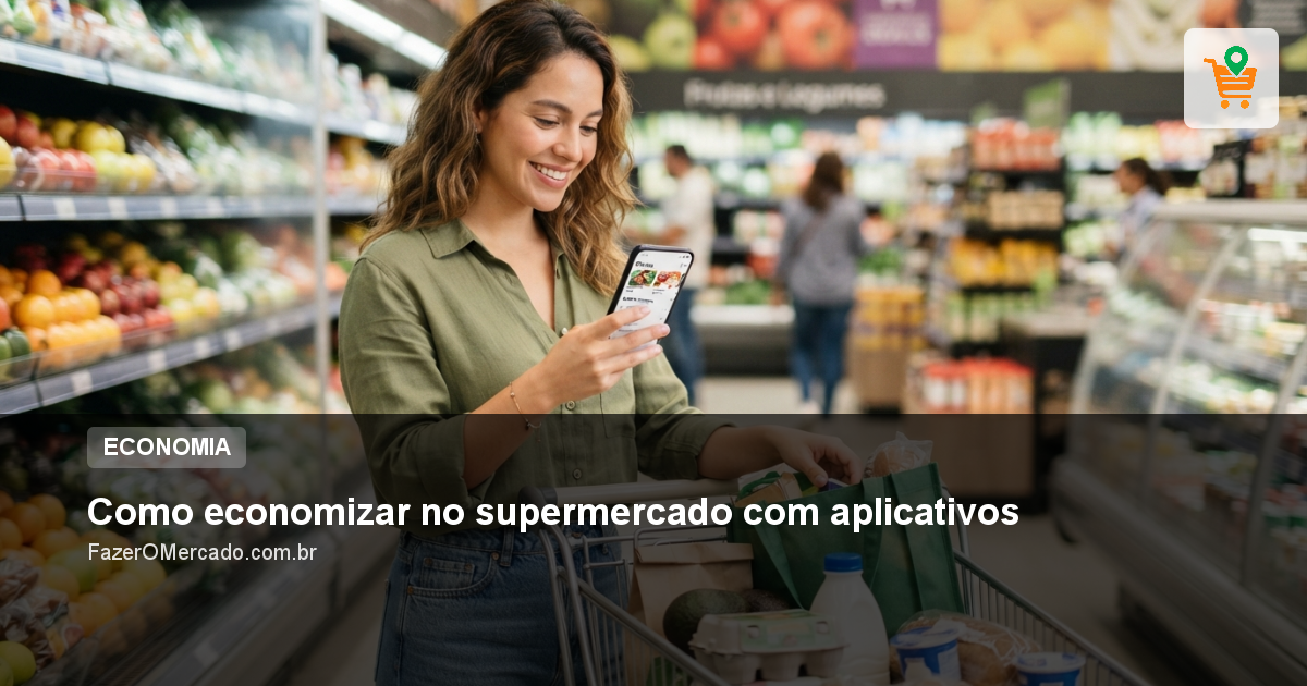 Como economizar no supermercado com aplicativos