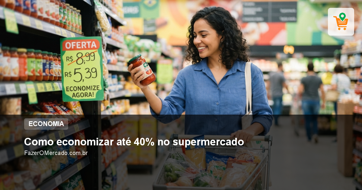 Como economizar até 40% no supermercado