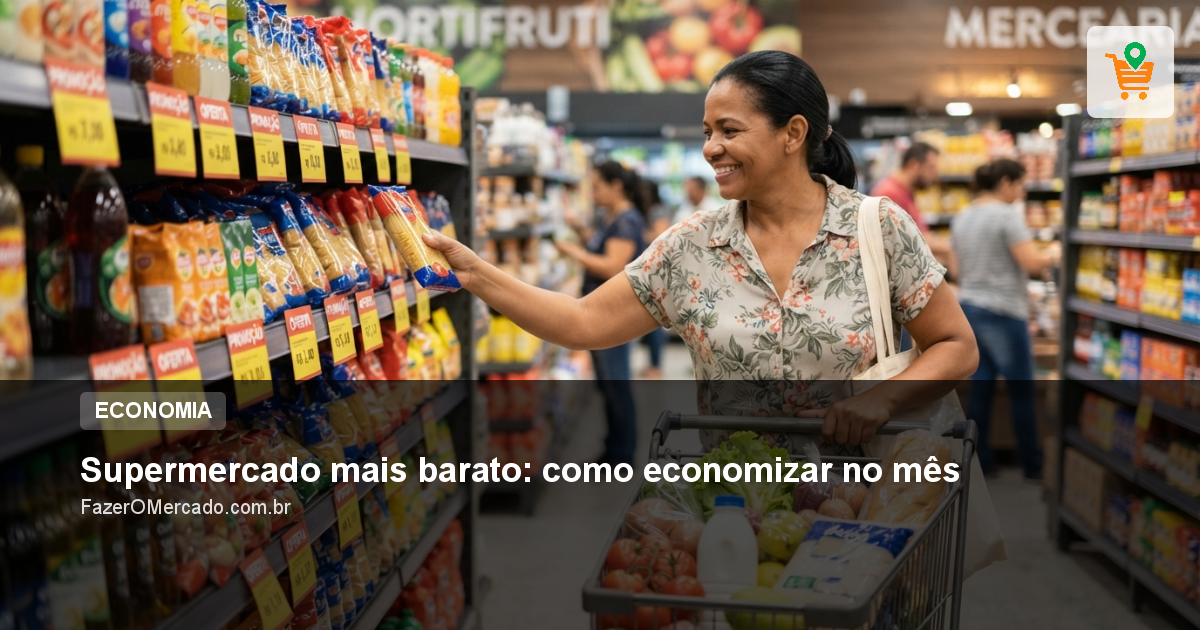 Supermercado mais barato: como economizar no mês