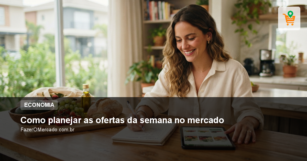 Como planejar as ofertas da semana no mercado