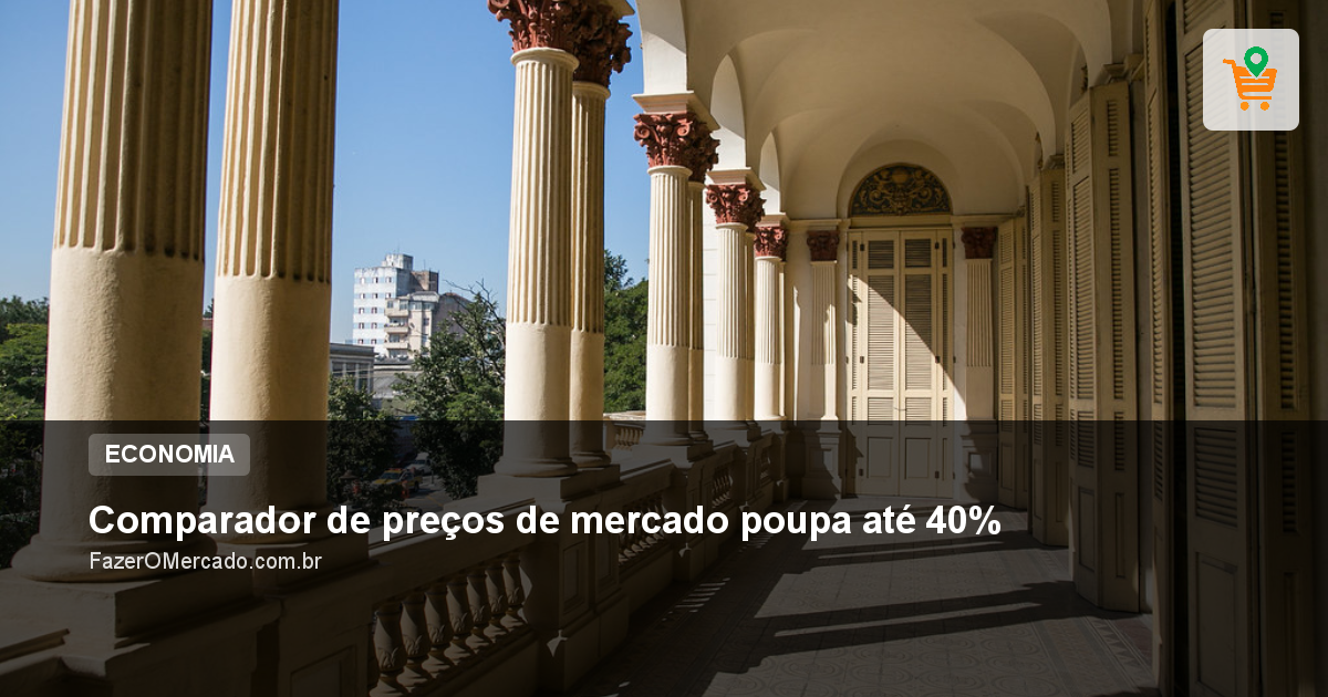 Comparador de preços de mercado poupa até 40%
