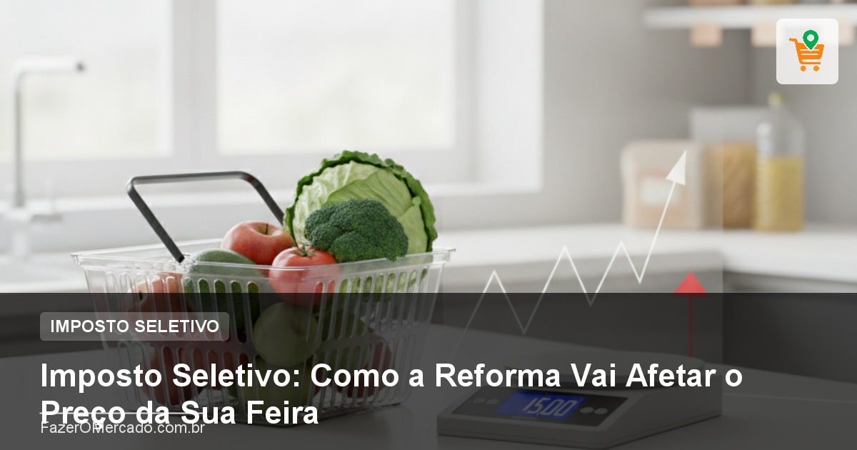 Imposto Seletivo: Como a Reforma Vai Afetar o Preço da Sua Feira