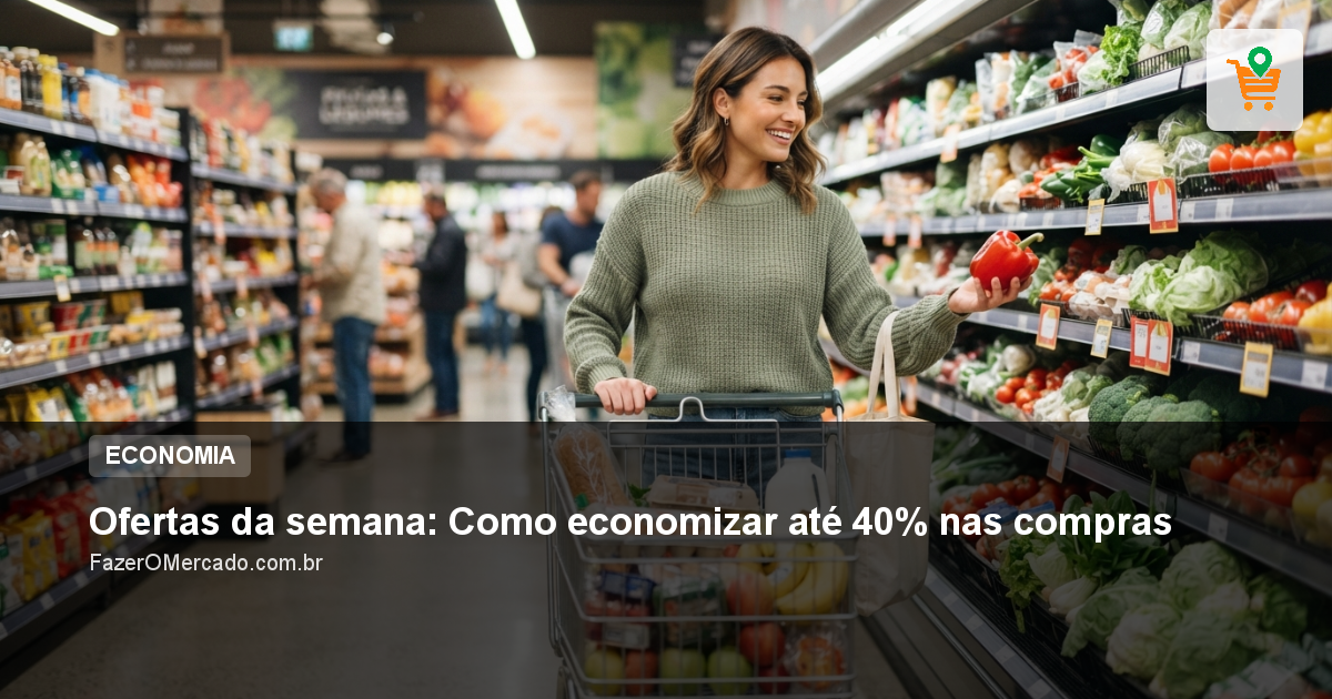 Ofertas da semana: Como economizar até 40% nas compras