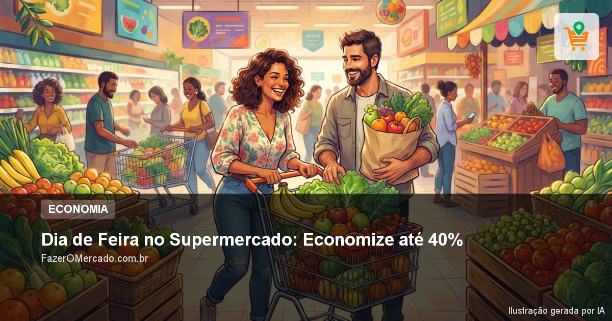 Dia de Feira no Supermercado: Economize até 40%