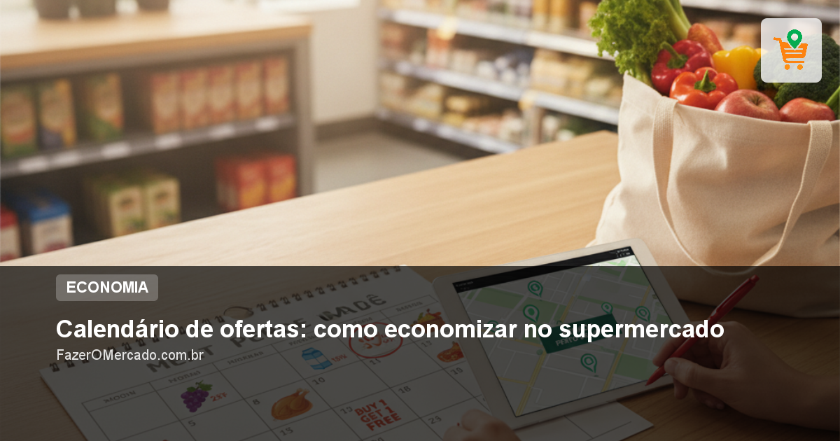 Calendário de ofertas: como economizar no supermercado